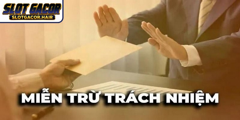 Penafian Slot Gacor: Ini membantu mendefinisikan batasan antara platform dan pengguna